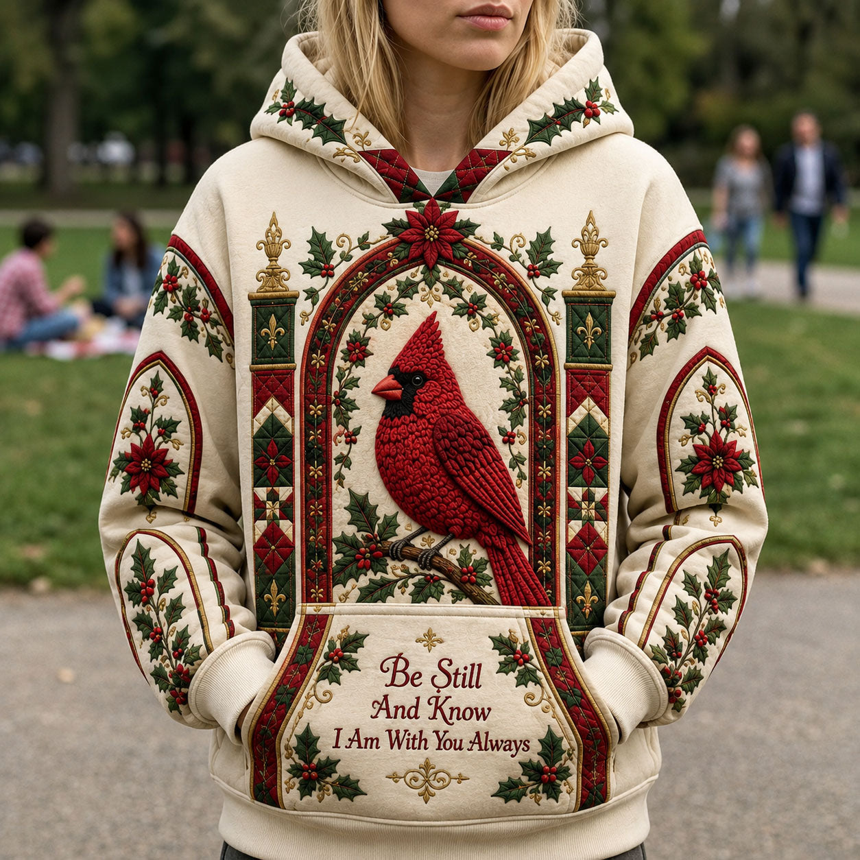 Faith Cardinal Christmas Hoodie GFTOHNL2901