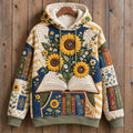 Sunflower Book Garden Hoodie GFTOHNL2934