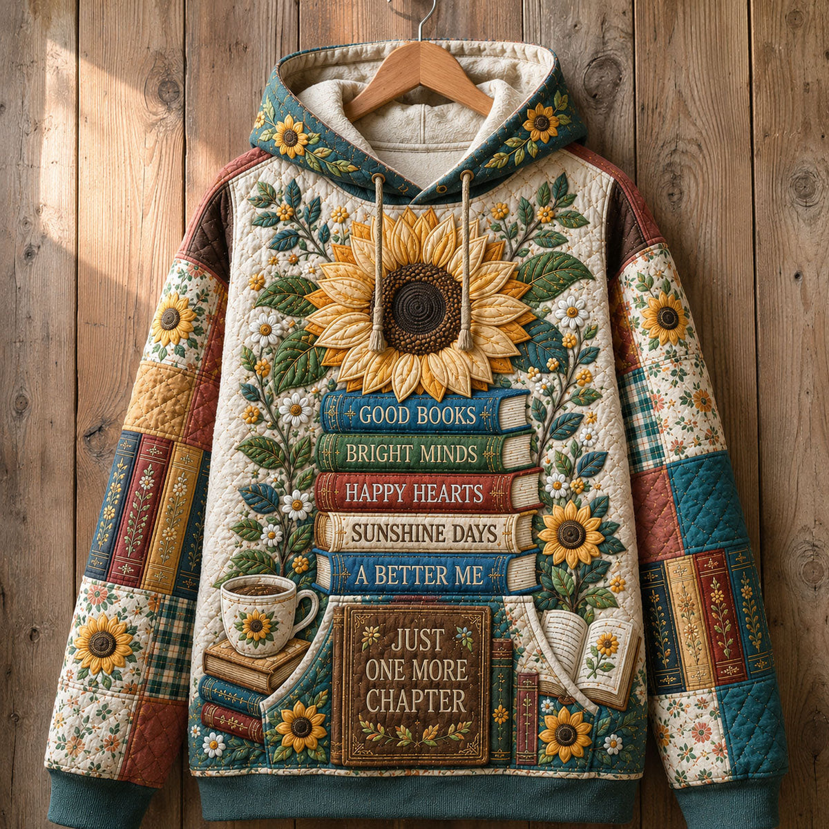 Sunflower Book Lover Hoodie GFTOHNL2936