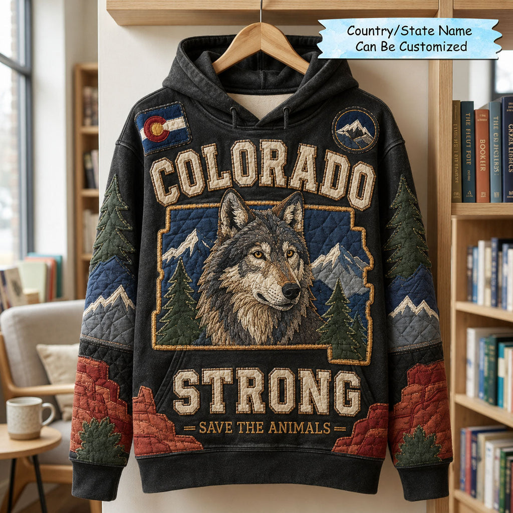Wild Wolf Strong Hoodie QTCUZ GFTOHNL2940