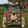 Patchwork Sheep Bloom Hoodie GFTOHNL3163
