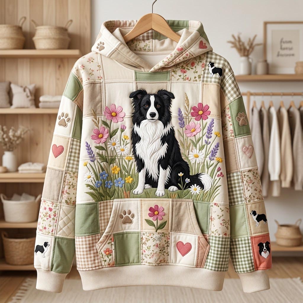 Border Collie Hoodie GFTONMU2449