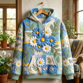 Floral Patchwork Hoodie GFTONMU2545