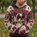 Bulldog Loyal Heart Hoodie GFTONPT383