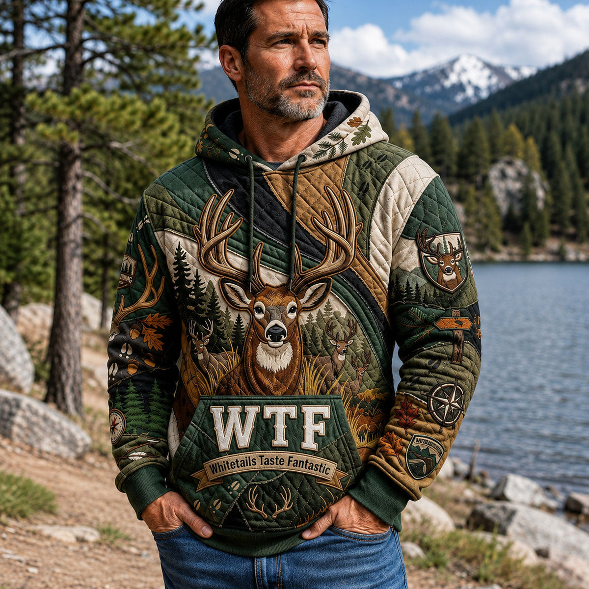 Whitetails Taste Fantastic Hoodie GFTOPND2265
