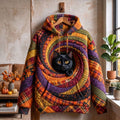 Autumn Black Cat Hoodie GFTOTP21276