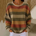 Women's Retro Geometric Print Casual Sweatshirt