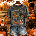Women's I'm Ready For The 'ber Months Print Crew Neck Short Sleeve T-shirt