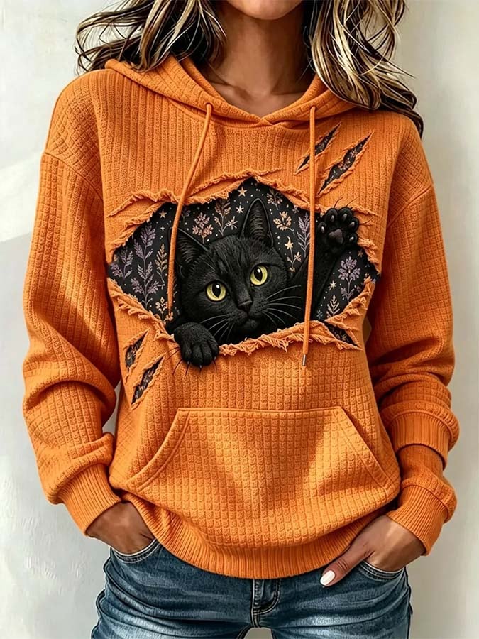 Women'S Casual Printed Sweatshirt