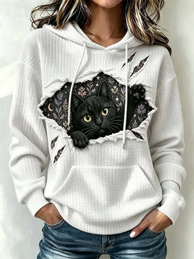 Women'S Casual Printed Sweatshirt