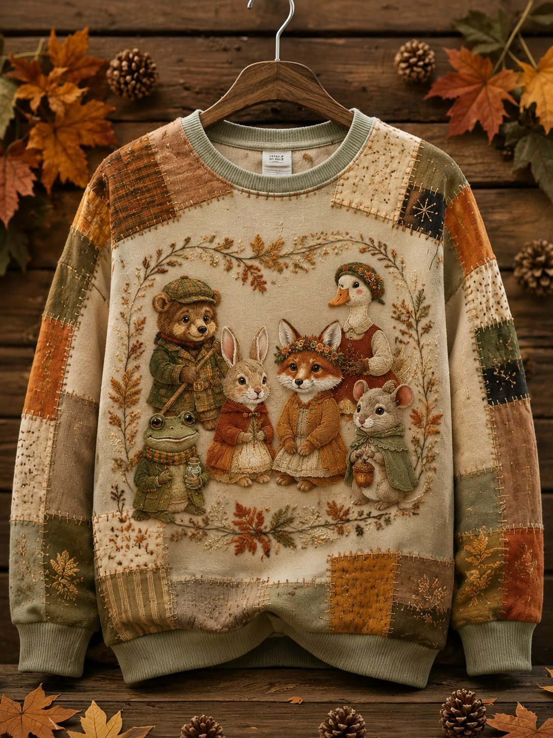 Women's Autumn Animal Printed Casual Sweatshirt