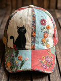 🐾Buy 3 Save 10%🐱(Unisex Hat) Cute Cat Print Hat💛100% For Shelter Pets🐱🐶