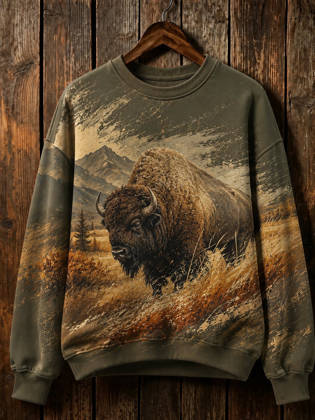 Women's Outdoor Casual Animal Print Sweatshirt