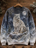 Men's Casual Animal Print Hoodie