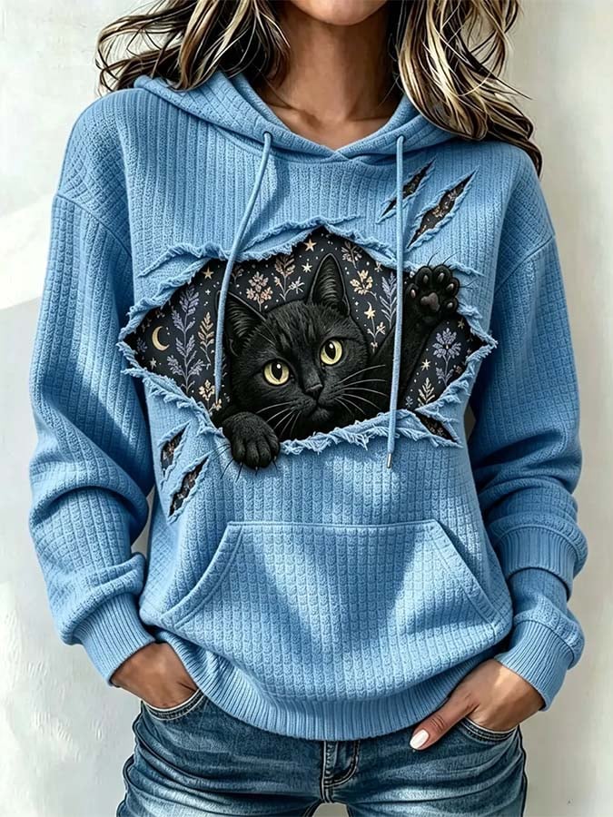 Women'S Casual Printed Sweatshirt