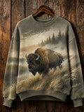 Women's Outdoor Casual Animal Print Sweatshirt