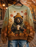 Women's Fall Animal Print Sweatshirt