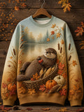 Women's Casual Animal Print Hoodie