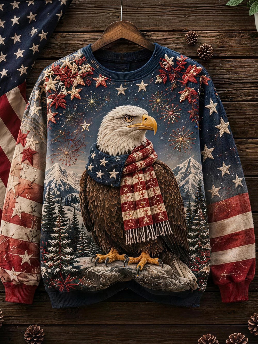 Women's Autumn Animal Print Crew Neck Long-Sleeve T-Shirt