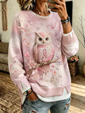 Women's Breast Cancer Awareness "I Wear Pink For Myself" Print Sweatshirt