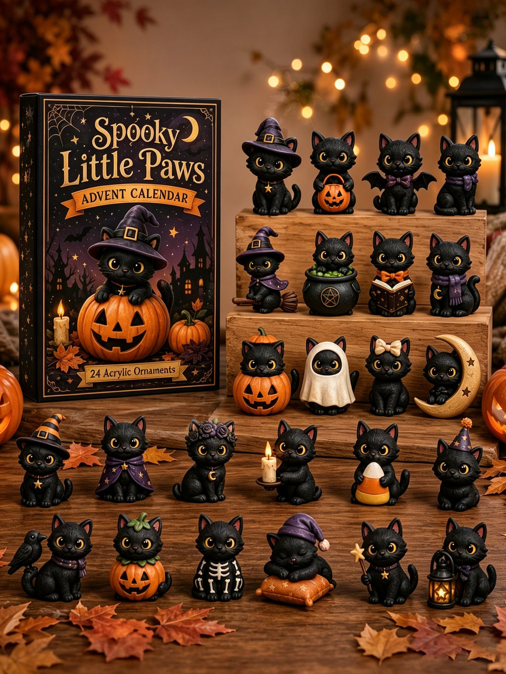 Black Cat Halloween Advent Calendar 2026 Blind Box