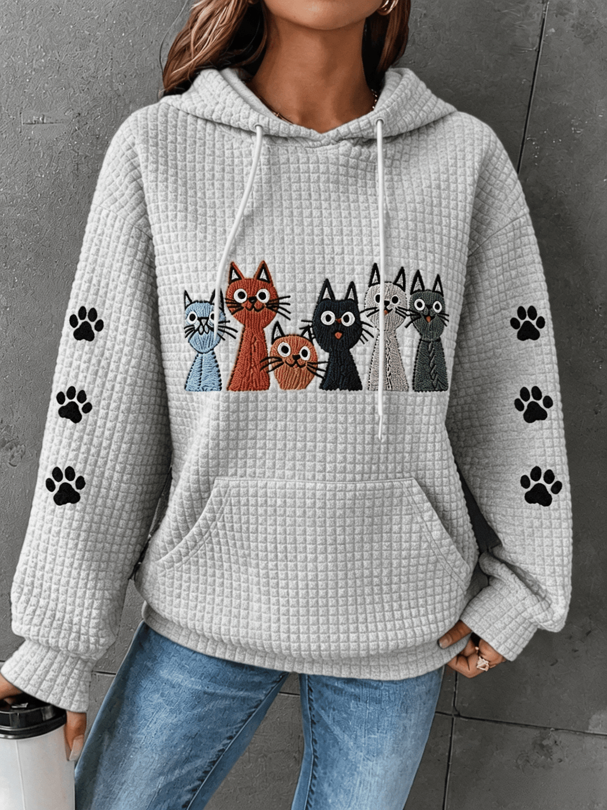 Women's Casual Animal Print Hoodie