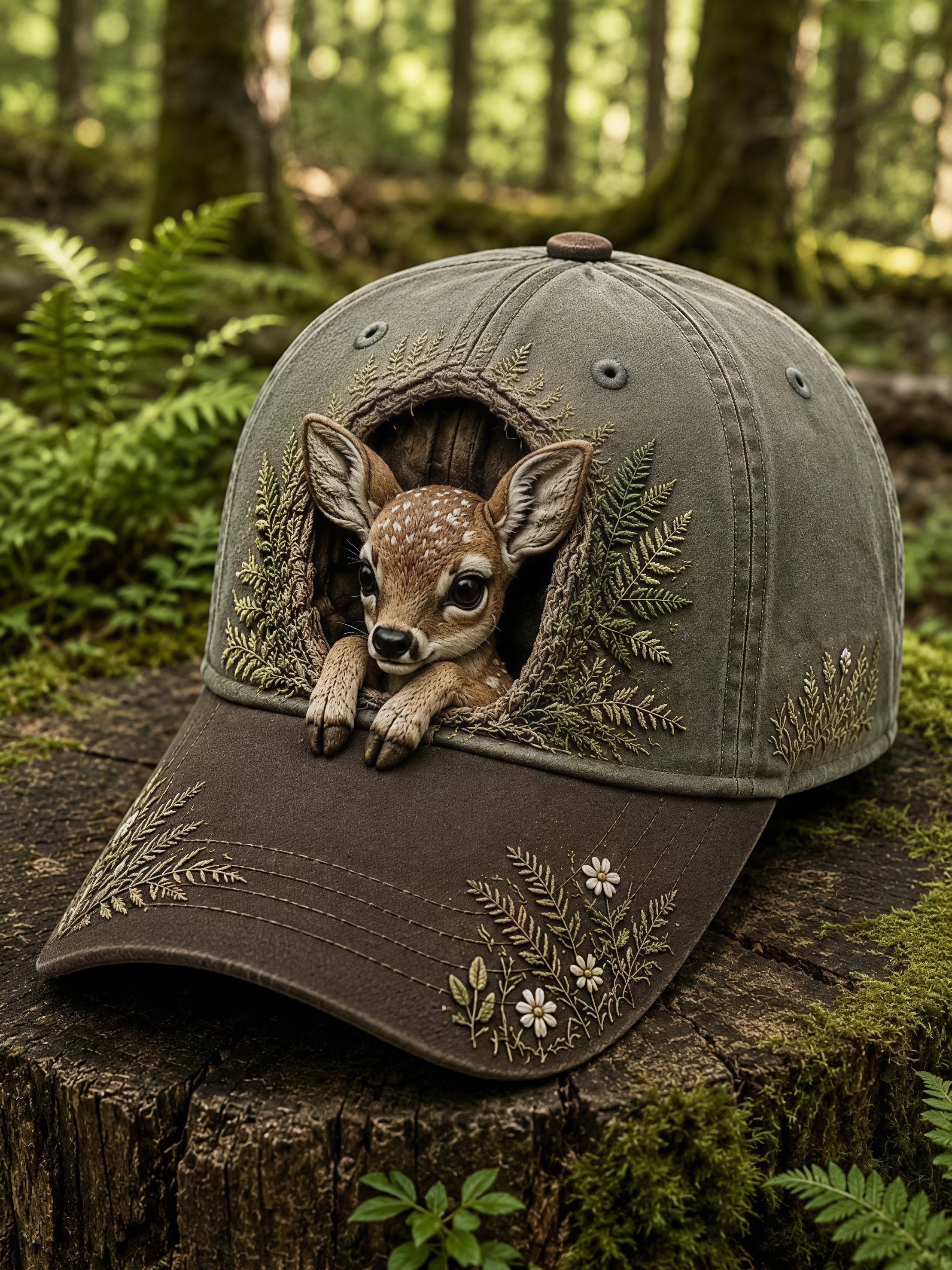 Nature Wildlife Print Hat