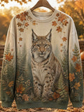 Women's Fall Animal Print Sweatshirt