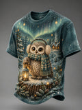 Men's Warm Healing Animal Print T-Shirt
