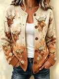 Women's Highland Cow Print Top