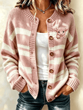 Women's Pink Flower Highland Cow Print Shirt