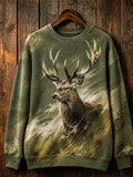 Women's Outdoor Casual Animal Print Sweatshirt