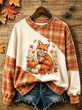 Women's Autumn Animal Print Casual Sweatshirt